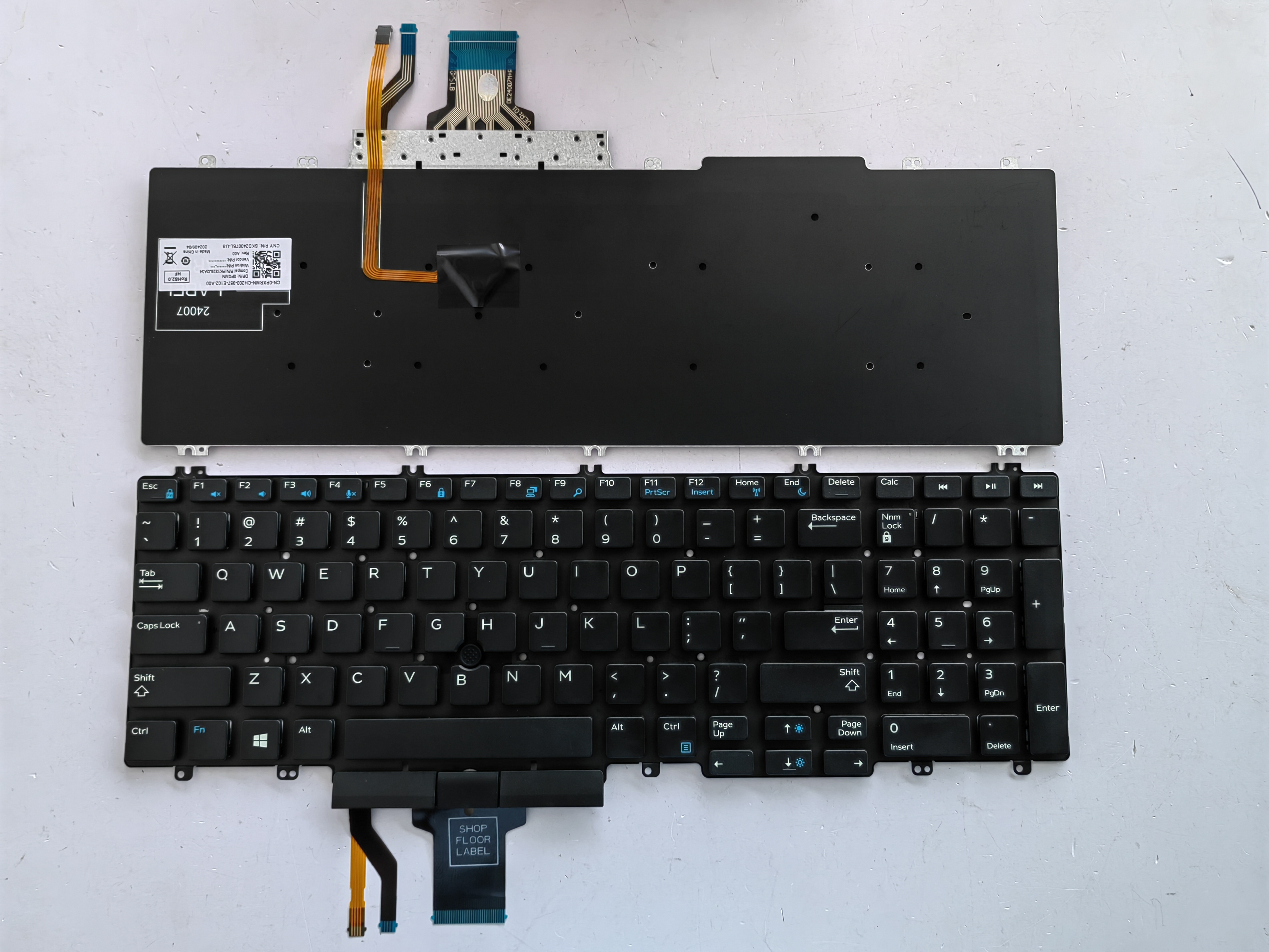 Picture of New Replacement Laptop Keyboard For DELL E7530 BLACK With Point (OEM) US Layout